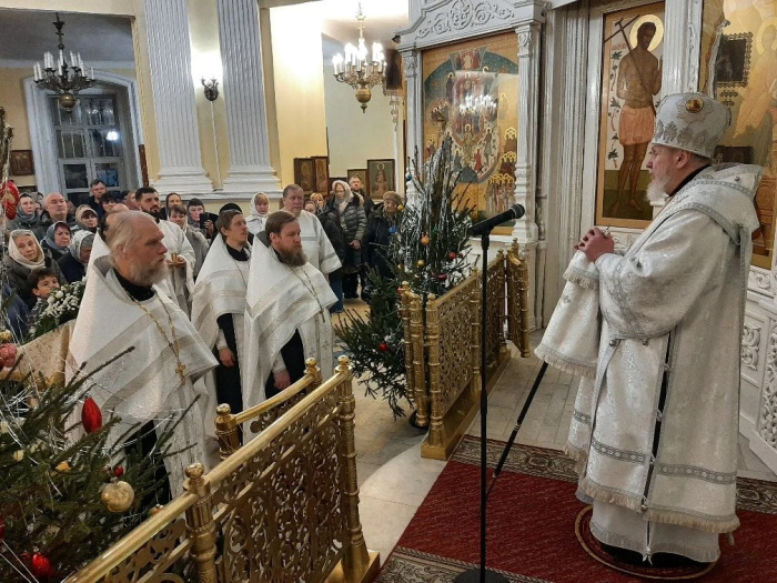 Рождество Христово в Преображенском кафедральном соборе Балашихи