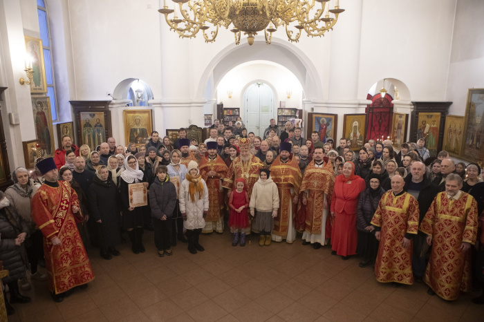 Архиерейское богослужение в храме Новомучеников и исповедников Церкви Русской г. Балашихи